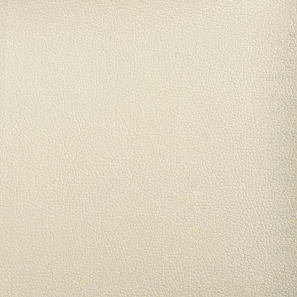 Set di Divani 3 pz con Cuscini Crema in Similpelle | homemem39