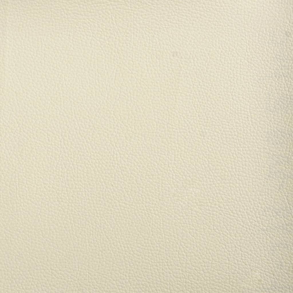 Set di Divani 2 pz con Cuscini Crema in Similpelle | homemem39