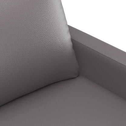 Set di Divani 4 pz con Cuscini Grigio in Similpelle | homemem39
