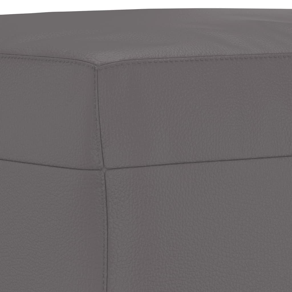 Set di Divani 4 pz con Cuscini Grigio in Similpelle | homemem39