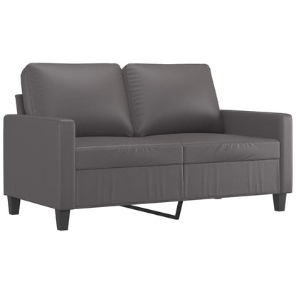 Set di Divani 3 pz con Cuscini Grigio in Similpelle | homemem39