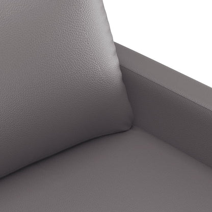 Set di Divani 3 pz con Cuscini Grigio in Similpelle | homemem39