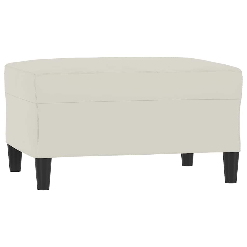 Set di Divani 4 pz con Cuscini Crema in Velluto | homemem39