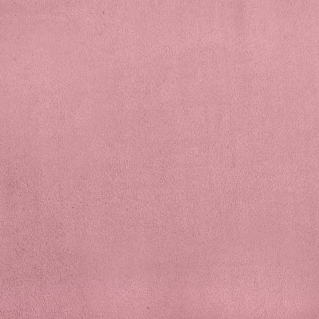 Set di Divani 3 pz con Cuscini rosa in Velluto | homemem39