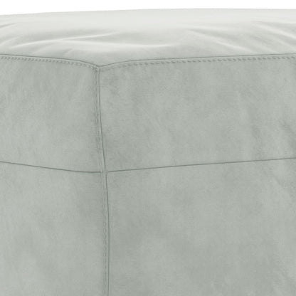 Set di Divani 3 pz con Cuscini Grigio Chiaro in Velluto | homemem39