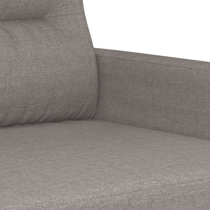 Set di Divani 4 pz con Cuscini Tortora in Tessuto | homemem39