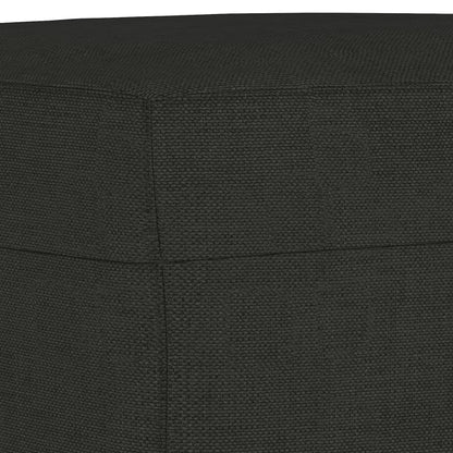 Set Divani 3 pz con Cuscini Nero in Tessuto | homemem39