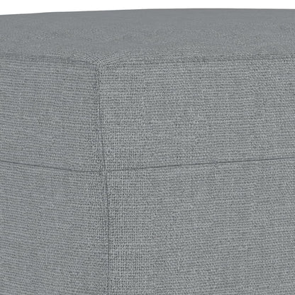 Set di Divani 3 pz con Cuscini Grigio Chiaro in Tessuto | homemem39