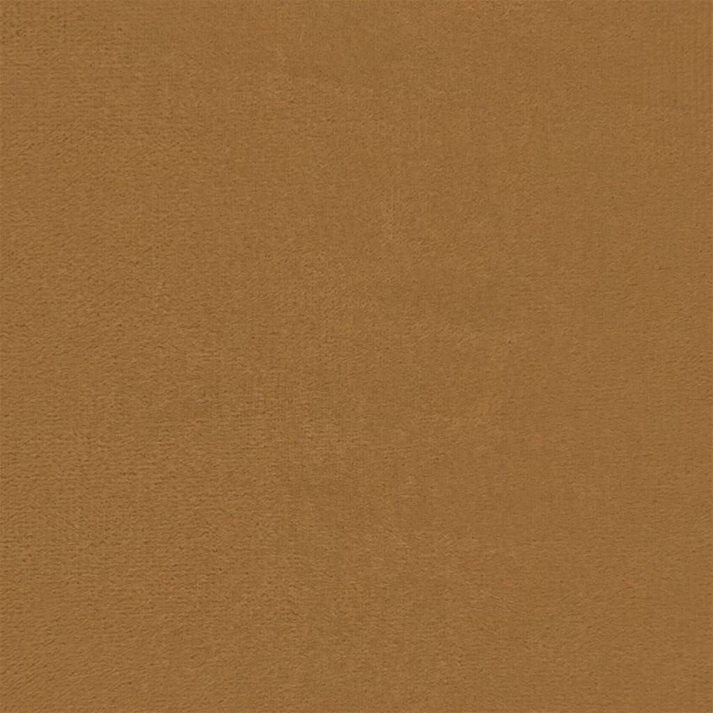 Set di Divani 3 pz con Cuscini Marrone in Velluto