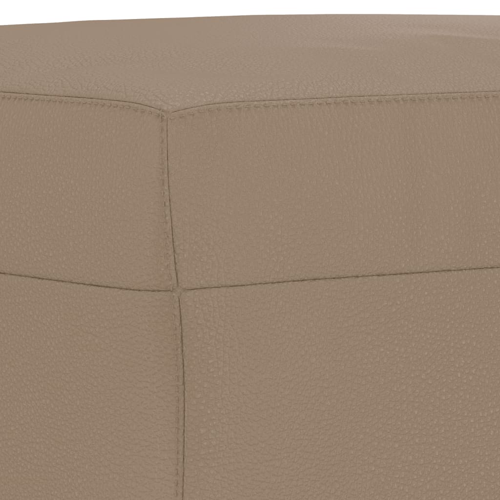 Set di Divani 3 pz con Cuscini cappuccino in Similpelle - homemem39