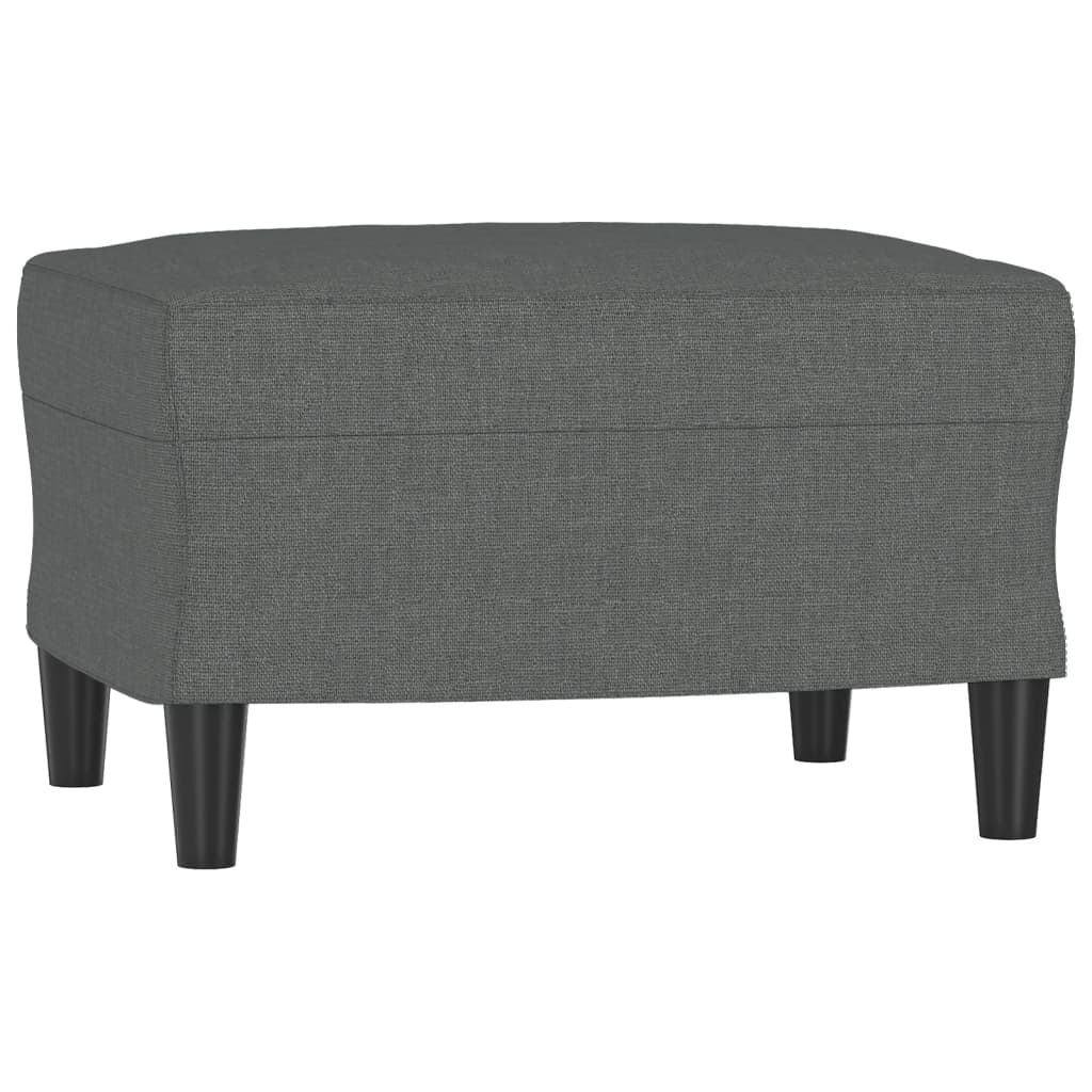 Set di Divani 4 pz con Cuscini Grigio Scuro in Tessuto | homemem39
