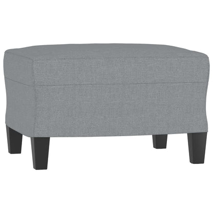 Set di Divani 3 pz con Cuscini Grigio Chiaro in Tessuto | homemem39