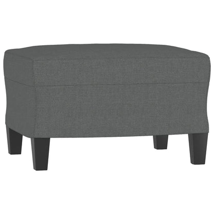 Set di Divani 3 pz con Cuscini Grigio Scuro in Tessuto | homemem39
