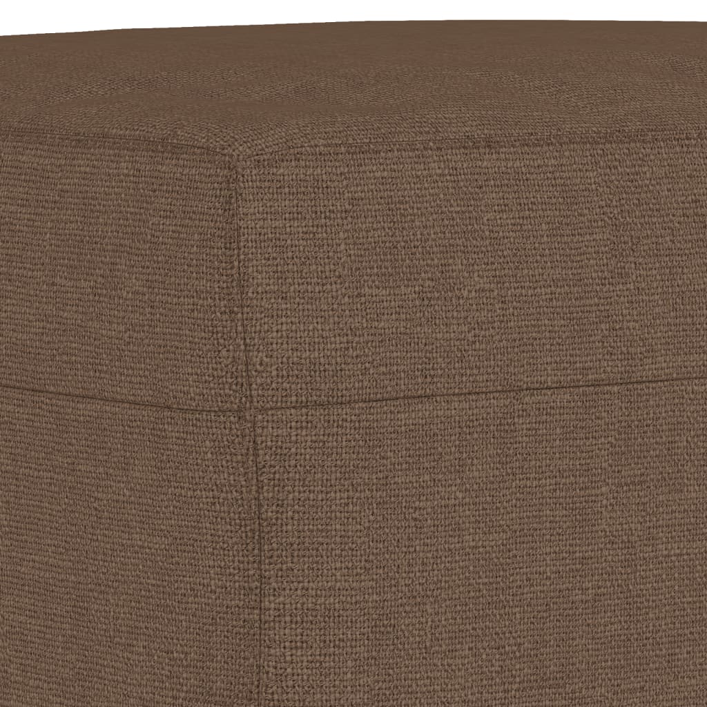 Set di Divani 4 pz Marrone in Tessuto | homemem39
