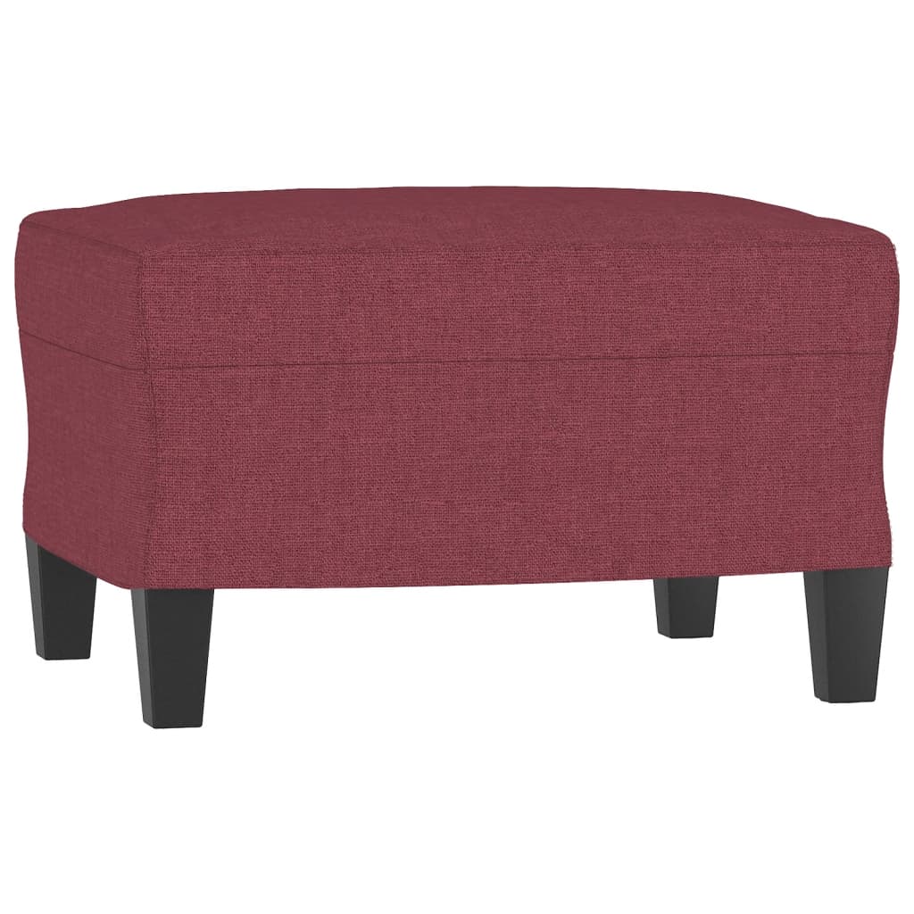 Set di Divani 4 pz Rosso Vino in Tessuto | homemem39