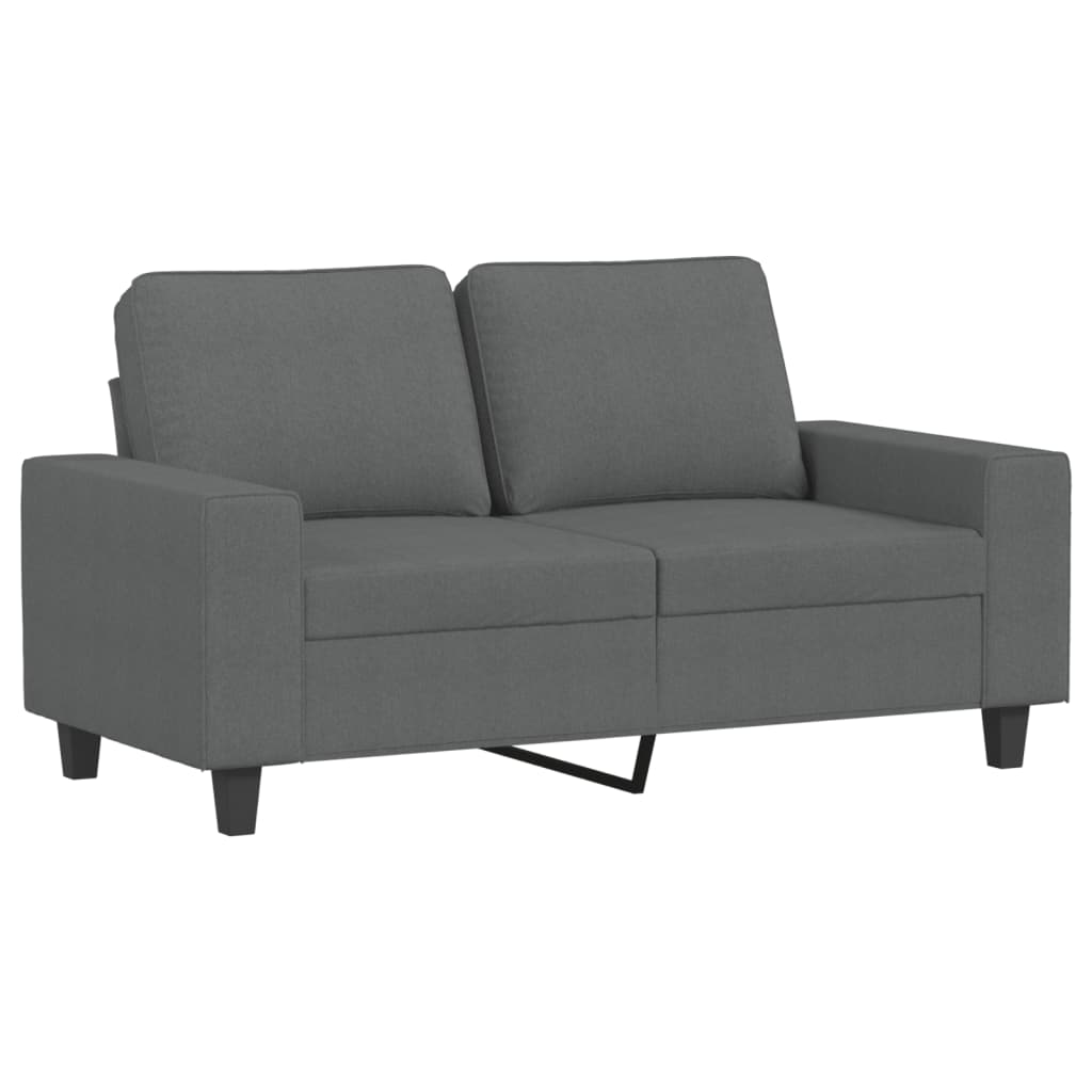 Set di Divani 3 pz Grigio Scuro in Tessuto | homemem39