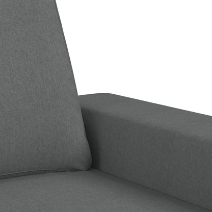 Set di Divani 3 pz Grigio Scuro in Tessuto | homemem39