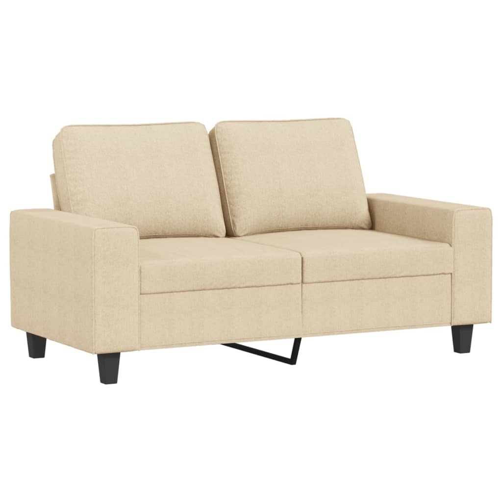 Set di Divani 3 pz Crema in Tessuto | homemem39