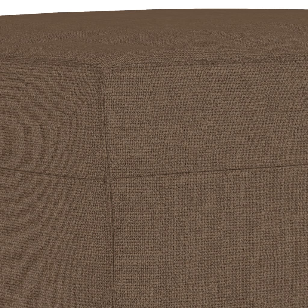 Set di Divani 3 pz Marrone in Tessuto | homemem39