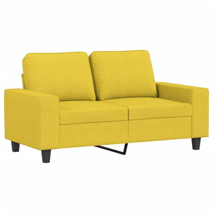 Set di Divani 3 pz Giallo Chiaro in Tessuto - homemem39