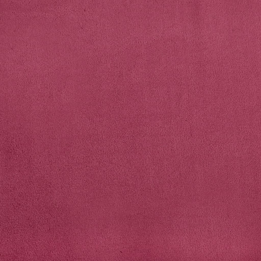 Set di Divani 4 pz Rosso Vino in Velluto | homemem39