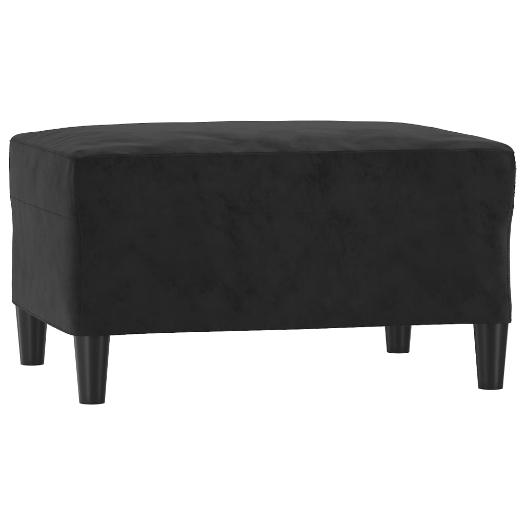 Set di Divani 4 pz Nero in Velluto | homemem39