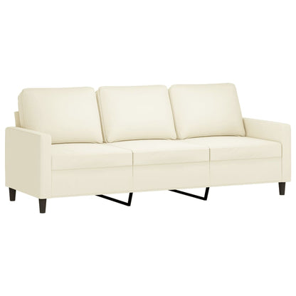 Set di Divani 4 pz Crema in Velluto | homemem39