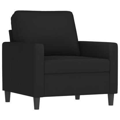 Set di Divani 4 pz con Cuscini Nero in Velluto | homemem39