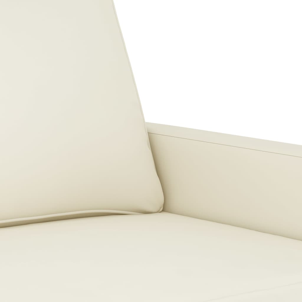 Set di Divani 4 pz con Cuscini Crema in Velluto | homemem39