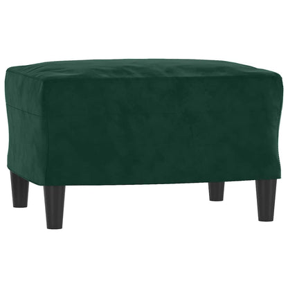 Set di Divani 3 pz Verde Scuro in Velluto | homemem39