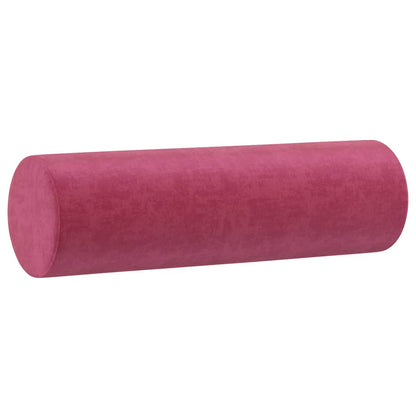 Set di Divani 3 pz con Cuscini Rosso Vino in Velluto | homemem39