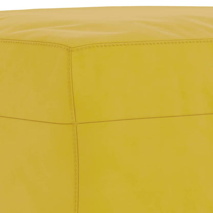 Set di Divani 3 pz con Cuscini Giallo in Velluto - homemem39
