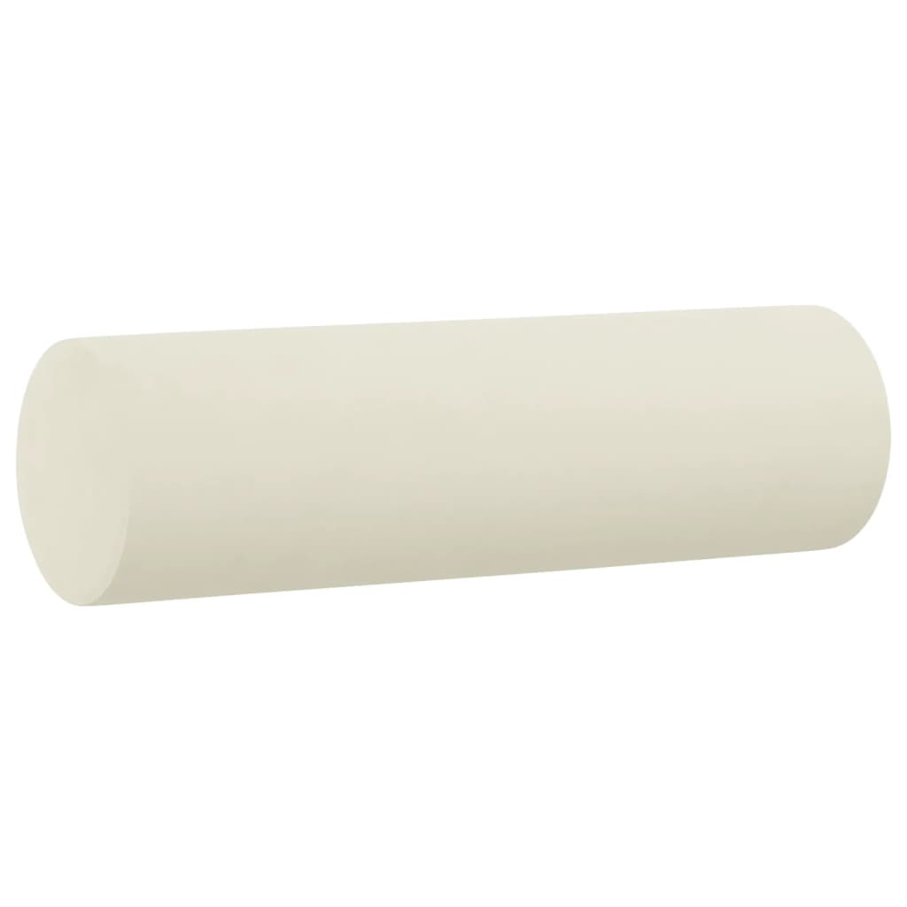 Set di Divani 3 pz con Cuscini Crema in Velluto | homemem39