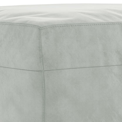 Set di Divani 3 pz con Cuscini Grigio Chiaro in Velluto | homemem39