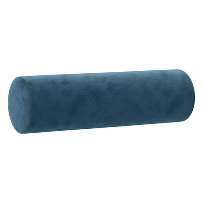 Set di Divani 3 pz con Cuscini Blu in Velluto | homemem39