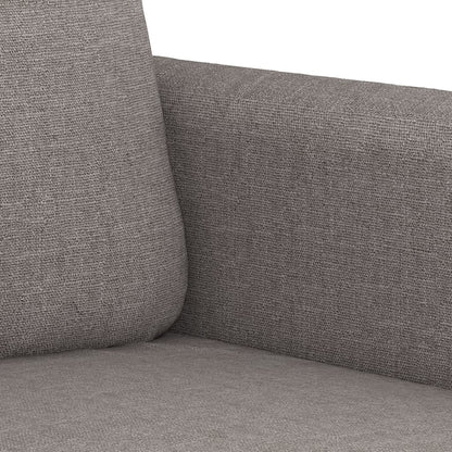Set di Divani 4 pz con Cuscini Tortora in Tessuto | homemem39