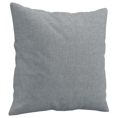 Set Divani 4 pz con Cuscini Grigio Chiaro in Tessuto | homemem39