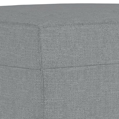 Set Divani 3 pz con Cuscini Grigio Chiaro in Tessuto | homemem39