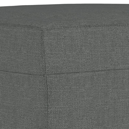 Set di Divani 3 pz con Cuscini Grigio Scuro in Tessuto | homemem39