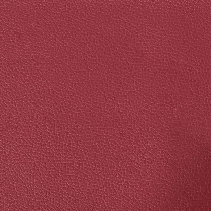Set di Divani 3 pz con Cuscini Rosso Vino in Similpelle | homemem39
