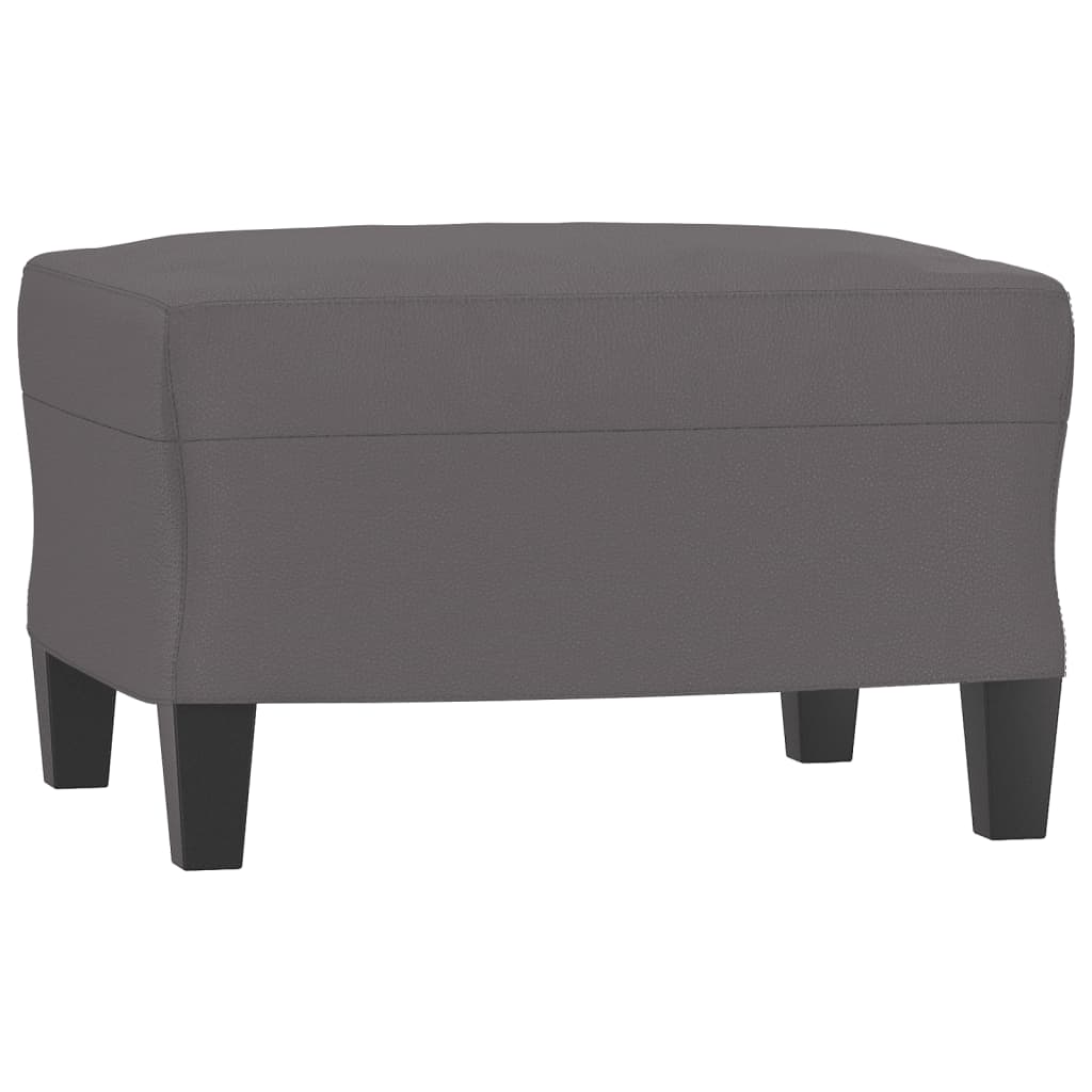 Set di Divani 3 pz con Cuscini Grigio in Similpelle | homemem39