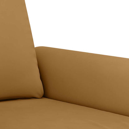 Set di Divani 4 pz con Cuscini Marrone in Velluto | homemem39