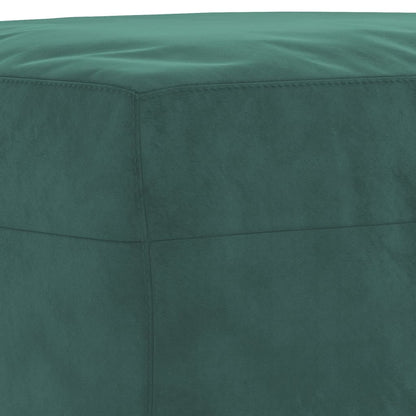 Set di Divani 4 pz con Cuscini Verde Scuro in Velluto | homemem39