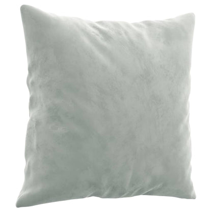 Set di Divani 3 pz con Cuscini Grigio Chiaro in Velluto | homemem39