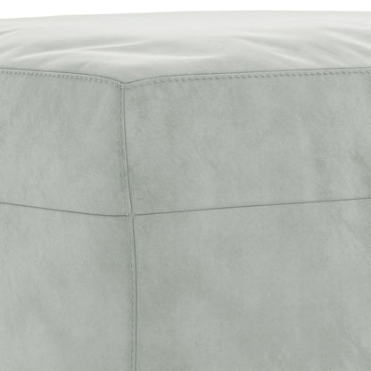 Set di Divani 3 pz con Cuscini Grigio Chiaro in Velluto | homemem39