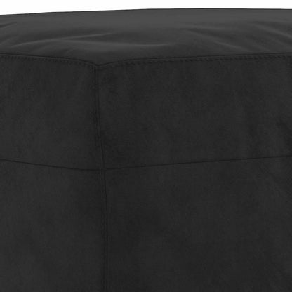 Set di Divani 3 pz con Cuscini Nero in Velluto | homemem39