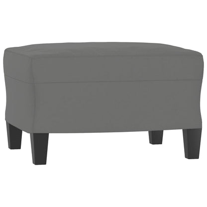 Set Divani 4 pz con Cuscini Grigio Scuro in Tessuto Microfibra | homemem39