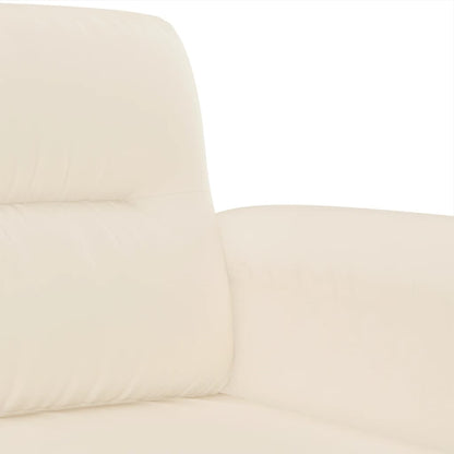 Set Divani 4 pz con Cuscini Beige in Tessuto Microfibra - homemem39