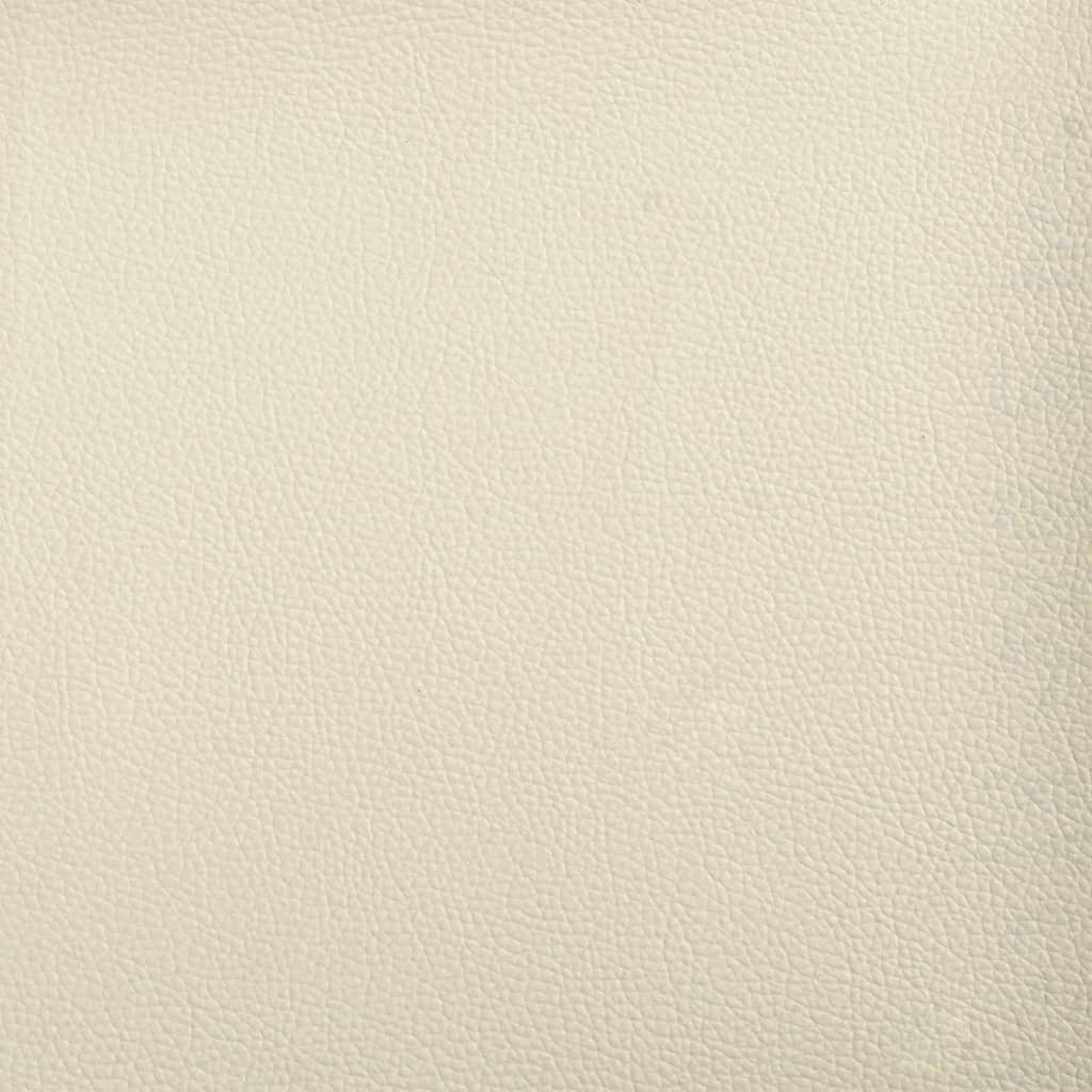 Set di Divani 2 pz con Cuscini Crema in Similpelle | homemem39