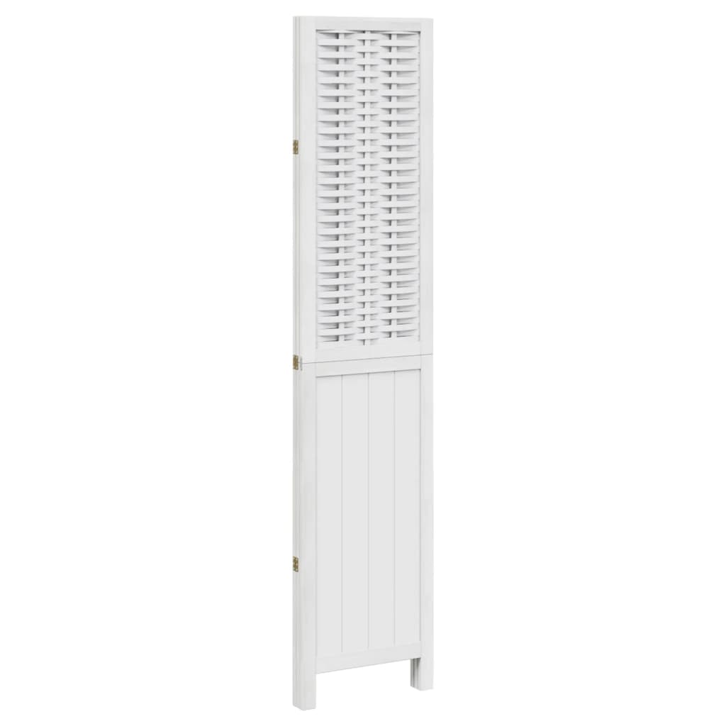 Divisorio Ambienti 3Pannelli Bianco Legno Massello di Paulownia | homemem39